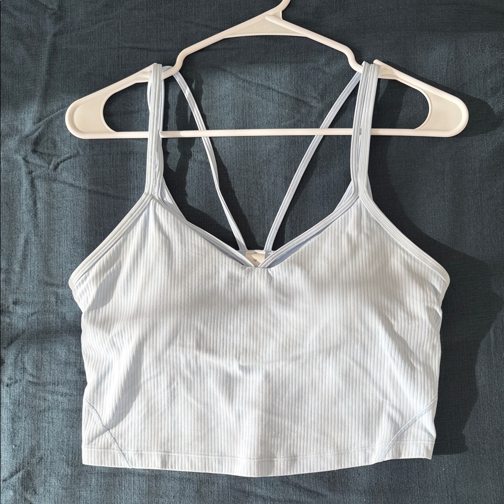 Lululemon Light blue Ribbed tank